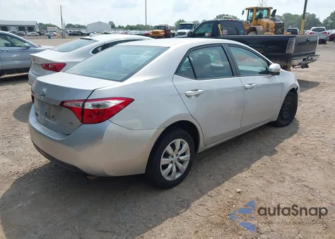 2014 Toyota Corolla Le из США, поврежденный, VIN 2T1BURHE4EC130152